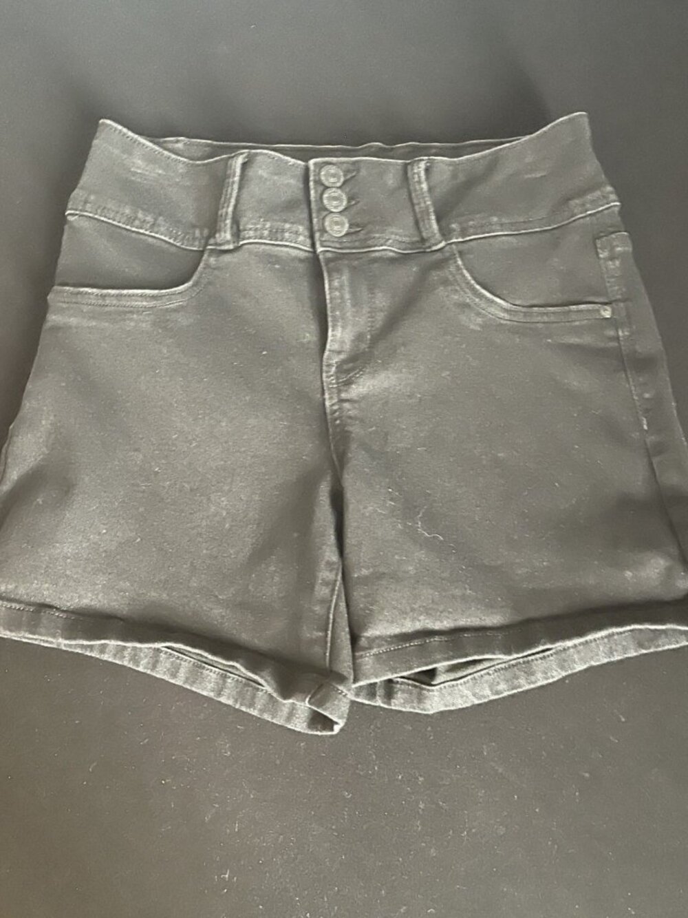 Wallflower Black Shorts Three Button with Zipper Size 5